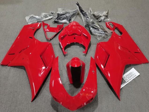 Compra Carenados Moto Ducati 848 1098 1198 2007-2014 - Rojo Brillante Plain
