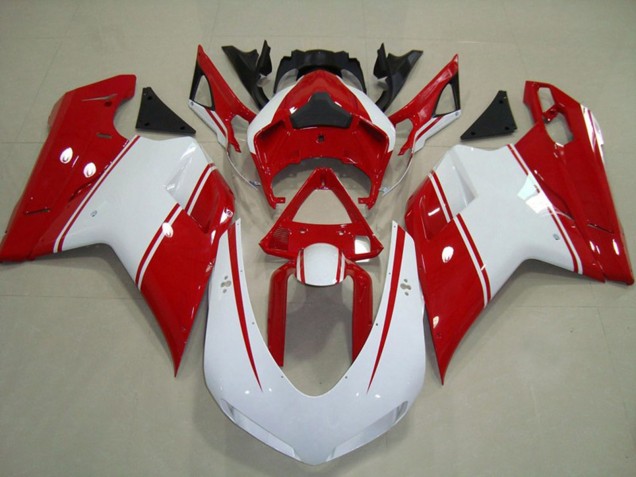Compra Carenados Moto Ducati 848 1098 1198 2007-2014 - Blanco Rojo