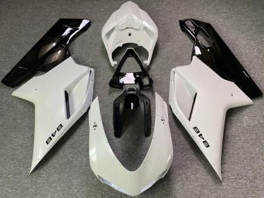 Compra Carenados Moto Ducati 848 2007-2014 - Blanco Perla Negro Brillante