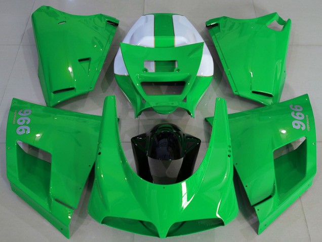 Compra Carenados Moto Ducati 996 1993-2005 - Verde Brillante Blanco