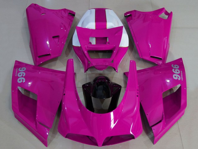Compra Carenados Moto Ducati 996 1993-2005 - Rosa Brillante Blanco Negro