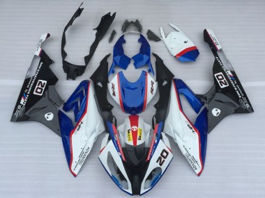Compra Carenados Moto BMW S1000RR 2017-2018 - Blanco Azul Rojo Negro Brillante OEM Estilo