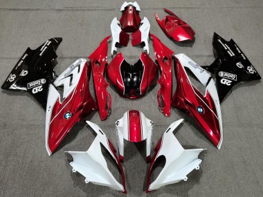Compra Carenados Moto BMW S1000RR 2017-2018 - Blanco Rojo Negro Brillante