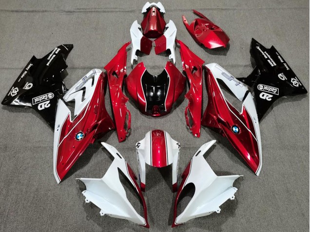 Compra Carenados Moto BMW S1000RR 2017-2018 - Blanco Rojo Negro Brillante