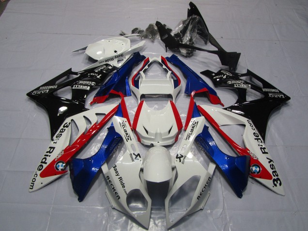 Compra Carenados Moto BMW S1000RR 2009-2014 - Blanco Rojo Azul Negro Brillante Easy Ride