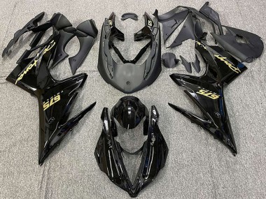 Compra Carenados Moto Triumph Daytona 675 2013-2016 - Negro Brillante Oro Calcomanías