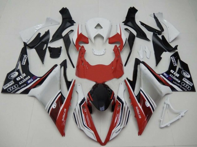 Compra Carenados Moto Triumph Daytona 675 2013-2016 - Blanco Rojo Plata Negro Brillante
