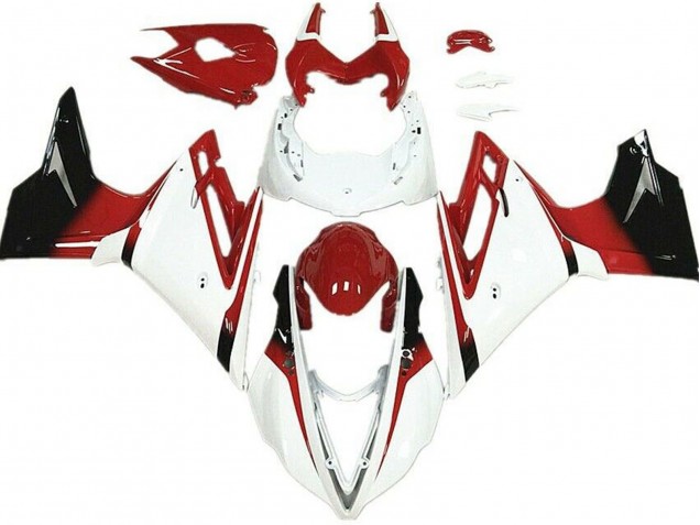 Compra Carenados Moto Triumph Daytona 675 2013-2016 - Blanco Rojo Negro Brillante