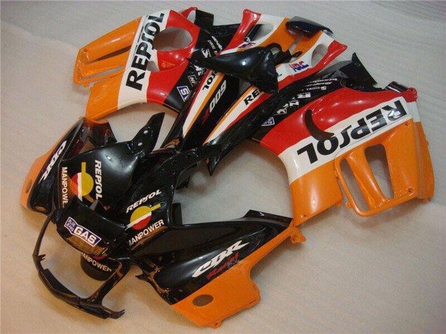 Compra Carenados Moto Honda CBR600 F3 1995-1996 - Naranja Blanco Rojo Negro Brillante Repsol