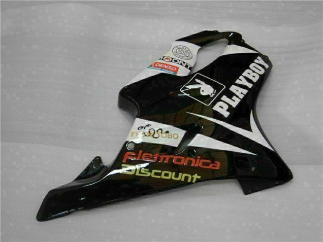 Compra Carenados Moto Honda CBR600 F4i 2001-2003 - Blanco Amarillo Negro Brillante Playboy