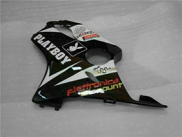 Compra Carenados Moto Honda CBR600 F4i 2001-2003 - Blanco Amarillo Negro Brillante Playboy