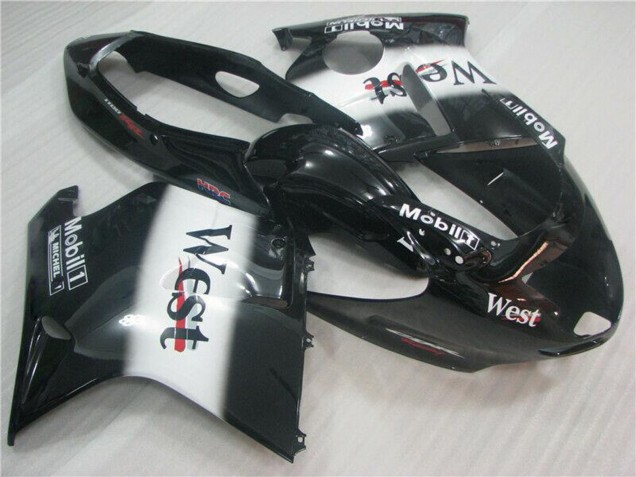 Compra Carenados Moto Honda CBR1100XX Blackbird 1996-2007 - Negro Brillante Blanco West