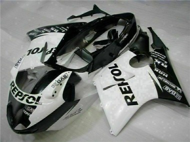 Compra Carenados Moto Honda CBR1100XX Blackbird 1996-2007 - Blanco Negro Brillante Repsol