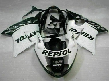 Compra Carenados Moto Honda CBR1100XX Blackbird 1996-2007 - Blanco Negro Brillante Repsol