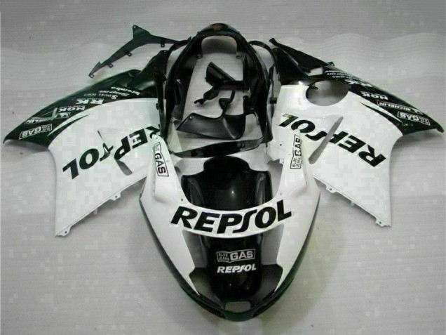 Compra Carenados Moto Honda CBR1100XX Blackbird 1996-2007 - Blanco Negro Brillante Repsol