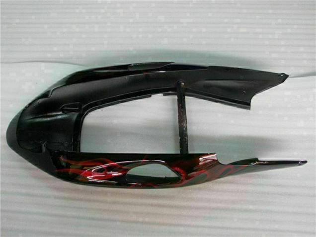 Compra Carenado Moto ABS Honda CBR1100XX Blackbird 1996-2007 - Negro Brillante Rojo Llama