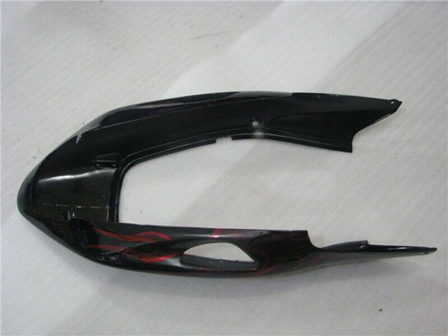Compra Carenados Moto ABS Honda CBR1100XX Blackbird 1996-2007 - Negro Brillante Rojo Llama