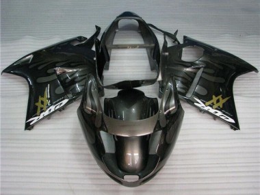 Compra Carenados Moto Honda CBR1100XX Blackbird 1996-2007 - Negro Brillante Plata Llama