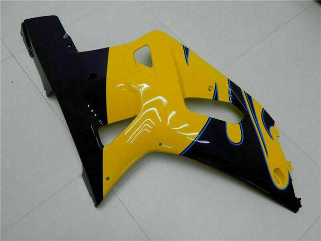 Compra Carenados Moto Suzuki GSXR 600/750 2001-2003 - Amarillo Azul Oscuro Negro Brillante