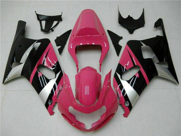 Compra Carenados Moto Suzuki GSXR 600/750 2001-2003 - Rosa Plata Negro Brillante