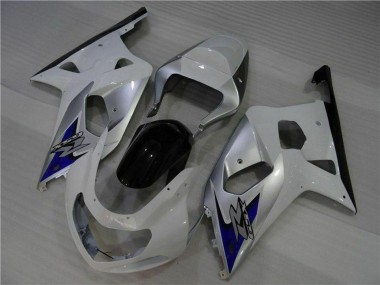 Compra Carenados Moto Suzuki GSXR 600/750 2001-2003 - Blanco Plata Azul Negro