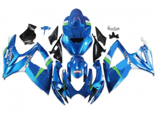 Compra Carenados Moto Suzuki GSXR 600/750 2004-2005 - Azul Verde Blanco
