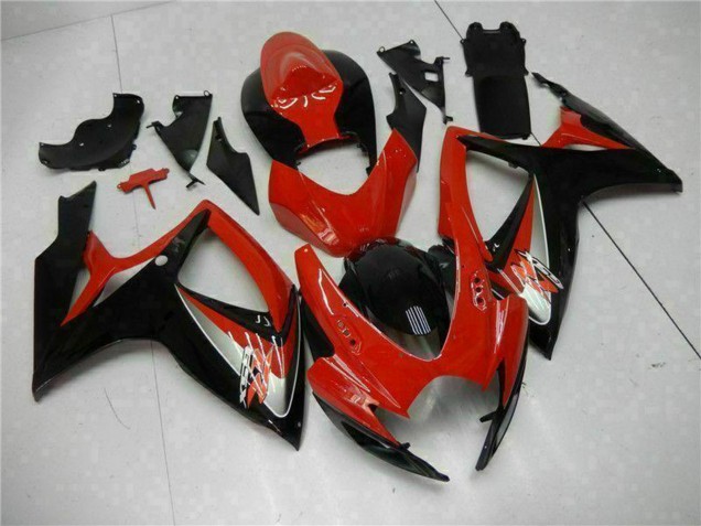 Compra Carenados Moto Suzuki GSXR 600/750 2006-2007 - Rojo Negro Brillante