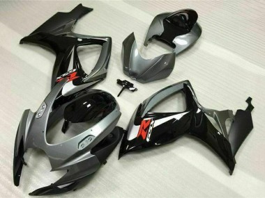 Compra Carenados Moto Suzuki GSXR 600/750 2006-2007 - Plata Gris Negro Brillante Rojo