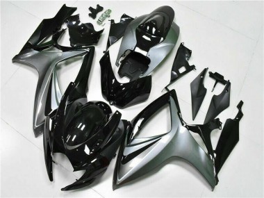 Compra Carenados Moto Suzuki GSXR 600/750 2006-2007 - Plata Negro Brillante