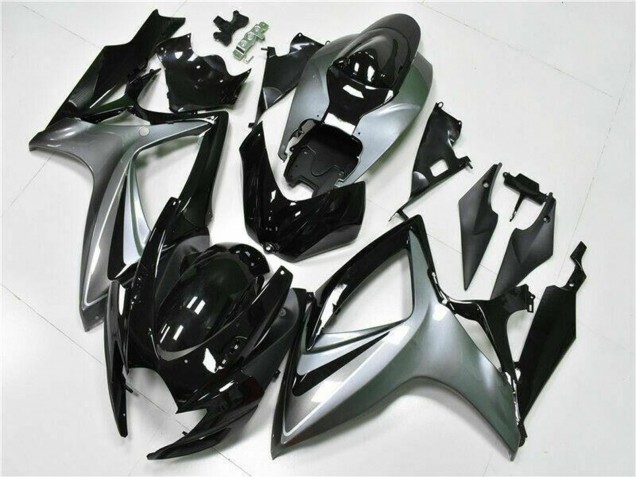 Compra Carenados Moto Suzuki GSXR 600/750 2006-2007 - Plata Negro Brillante