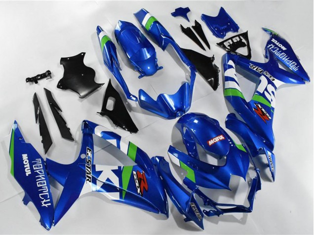 Compra Carenados Moto Suzuki GSXR 600/750 2008-2010 - Azul Blanco Verde Negro