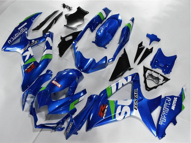 Compra Carenados Moto Suzuki GSXR 600/750 2008-2010 - Azul Blanco Verde Negro