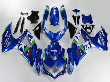 Compra Carenados Moto Suzuki GSXR 600/750 2008-2010 - Azul Blanco Verde Negro