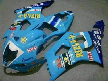 Compra Carenados Moto Suzuki GSXR 1000 2003-2004 - Azul Blanco Amarillo Rizla
