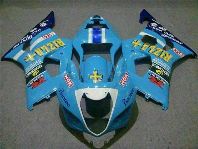 Compra Carenados Moto Suzuki GSXR 1000 2003-2004 - Azul Blanco Amarillo Rizla