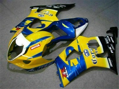 Compra Carenados Moto Suzuki GSXR 1000 2003-2004 - Amarillo Azul Blanco Rojo Corona Motul