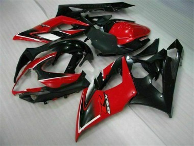 Compra Carenados Moto Suzuki GSXR 1000 2005-2006 - Rojo Negro Brillante Negro Mate