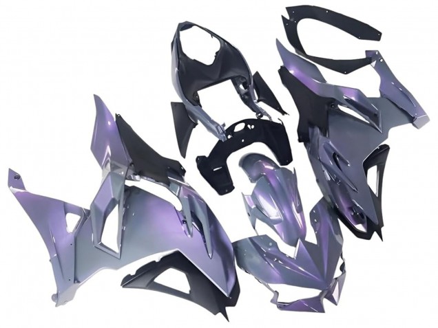 Compra Carenados Moto Kawasaki Ninja 500 EX500R 2024-2025 - Camaleón Gris Dazz Púrpura Perla