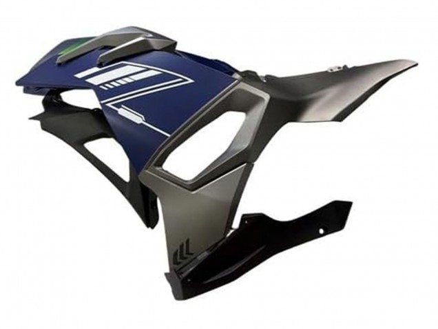 Compra Carenados Moto Kawasaki Ninja 500 EX500R 2024-2025 - Azul Blanco Amarillo Plata Negro