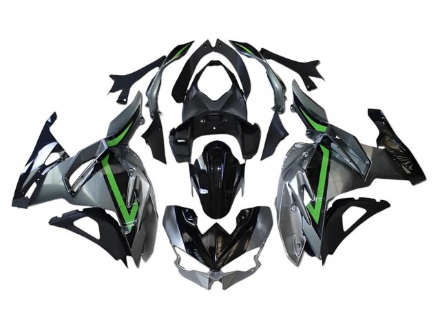 Compra Carenados Moto Kawasaki Ninja 500 EX500R 2024-2025 - Gris Verde Negro