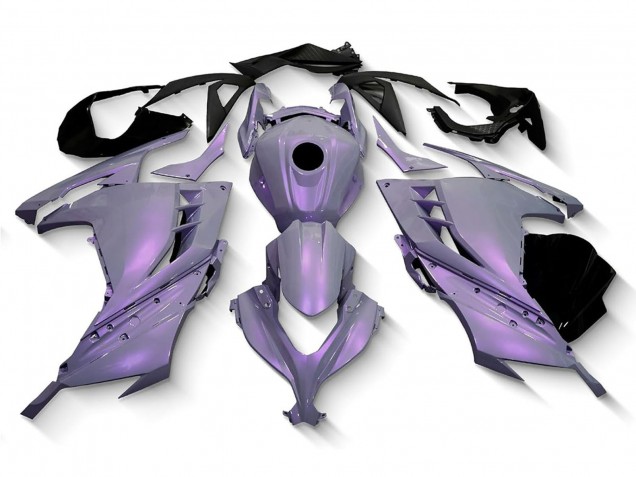 Compra Carenados Moto Kawasaki EX300 2013-2024 - Camaleón Gris Dazz Púrpura Perla
