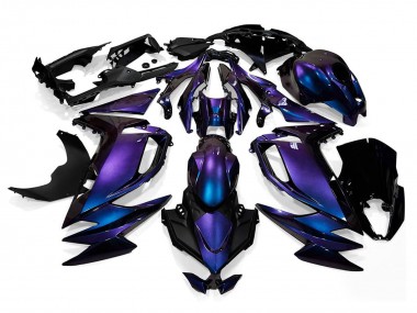 Compra Carenados Moto Kawasaki Ninja 650 EX650 2020-2024 - Camaleón Azul Púrpura
