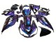 Compra Carenados Moto Kawasaki ZX14R ZZR1400 2012-2024 - Camaleón Azul Púrpura