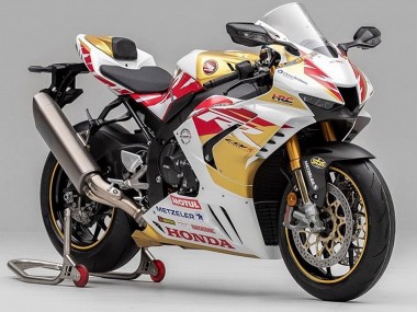 Compra Carenado Moto Honda CBR1000RR-R 2020-2023 - Blanco Rojo Oro Motul
