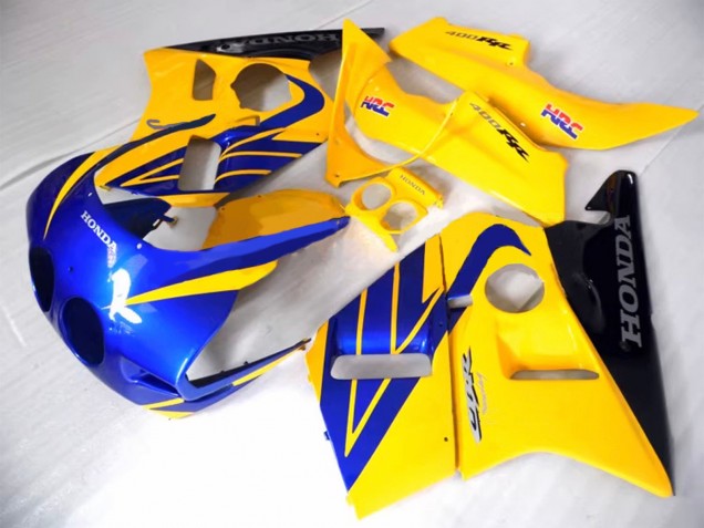 Compra Carenados Moto Honda CBR400RR NC23 1987-1989 - Amarillo Azul Negro Brillante