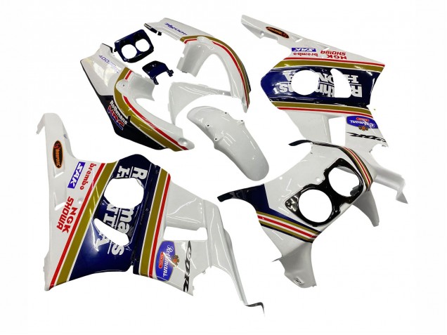 Compra Carenados Moto Honda CBR400RR NC29 1990-1999 - Blanco Oro Rojo Azul Oscuro Rothmans