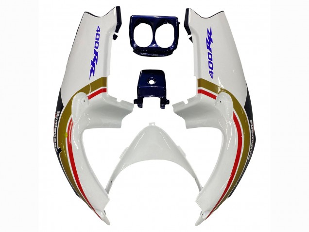 Compra Carenados Moto Honda CBR400RR NC29 1990-1999 - Blanco Oro Rojo Azul Oscuro Rothmans
