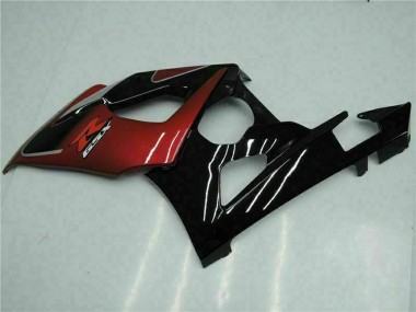 Compra Carenados Moto Suzuki GSXR 1000 2005-2006 - Rojo Plata Negro Brillante