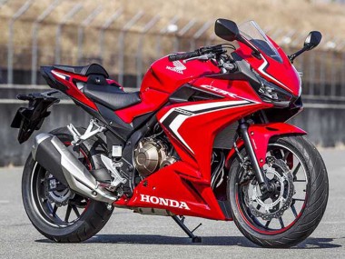 Compra Carenados Moto Honda CBR400R 2022 - Rojo Blanco Negro Brillante Raya