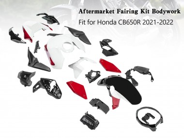 Compra Carenados Moto Honda CB650R 2019-2022 - Negro Rojo Blanco
